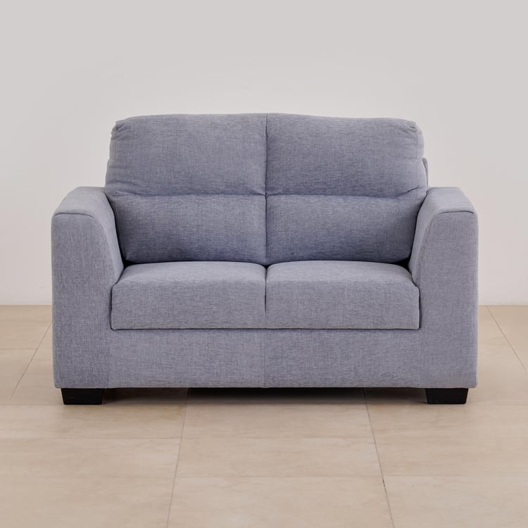 Ellora Fabric 3+2+1 Seater Sofa Set - Grey