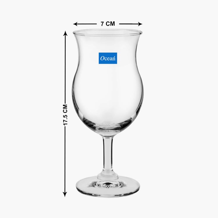 OCEAN Cuba Set of 6 Hurricane Glasses - 350ml