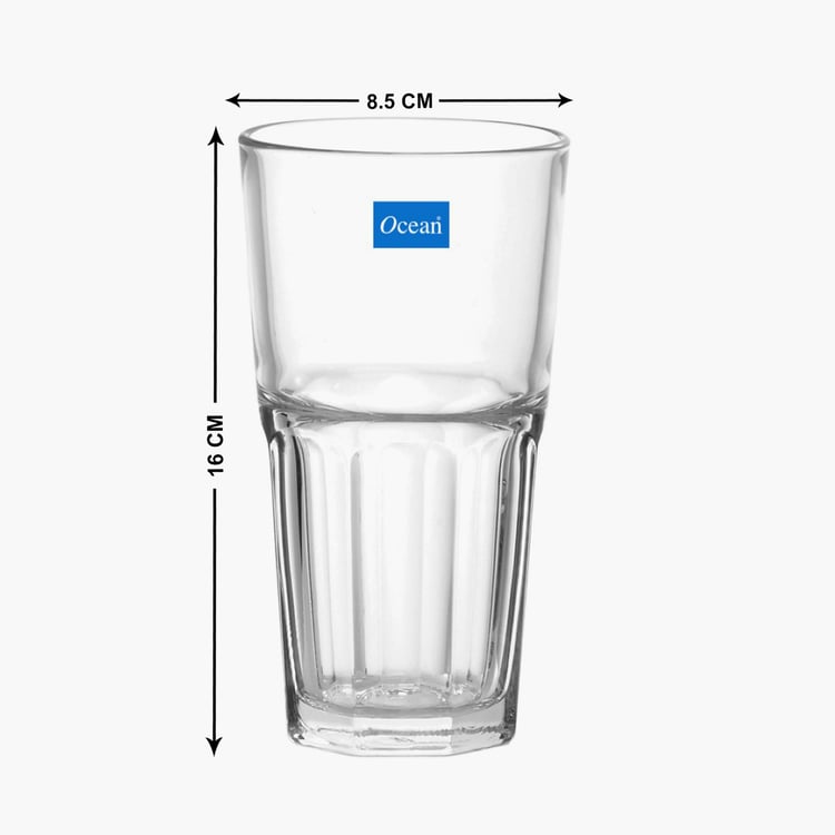 OCEAN Centra Set of 6 Soft Drink Glasses - 495ml