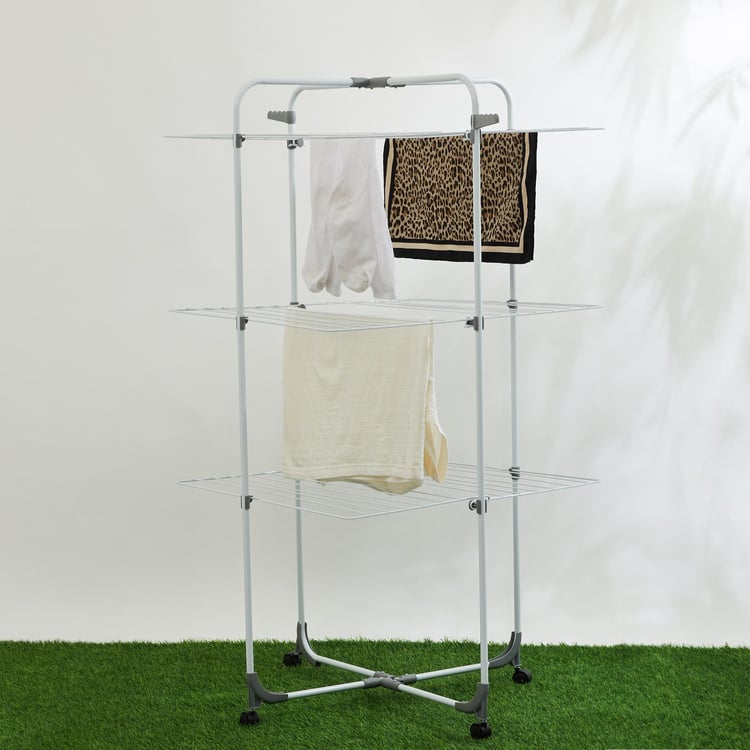 Omnia Arica Metal 3-Tier Clothes Airer