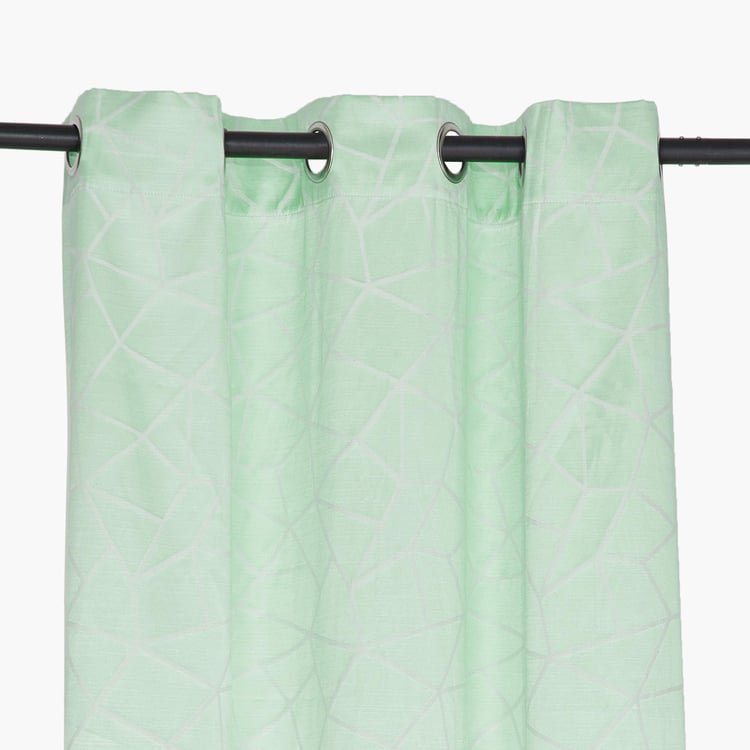 Jade Set of 2 Jacquard Light Filtering Window Curtains