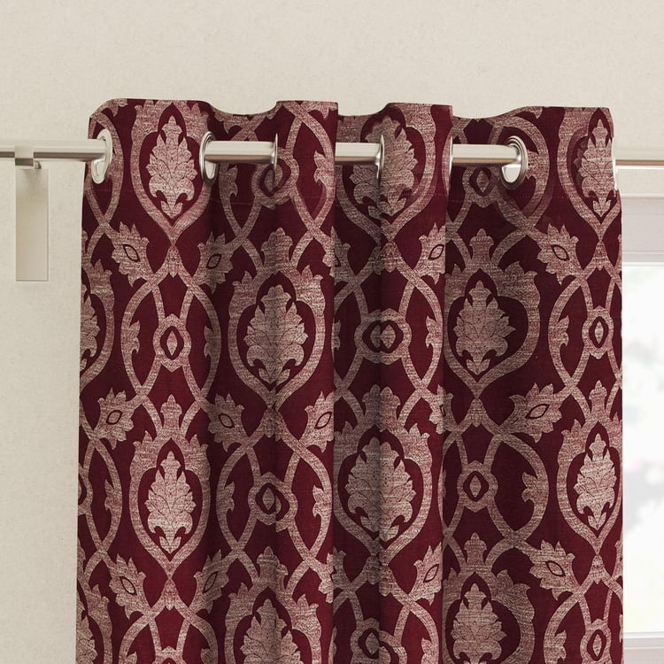 Jade Set of 2 Jacquard Light Filtering Window Curtains