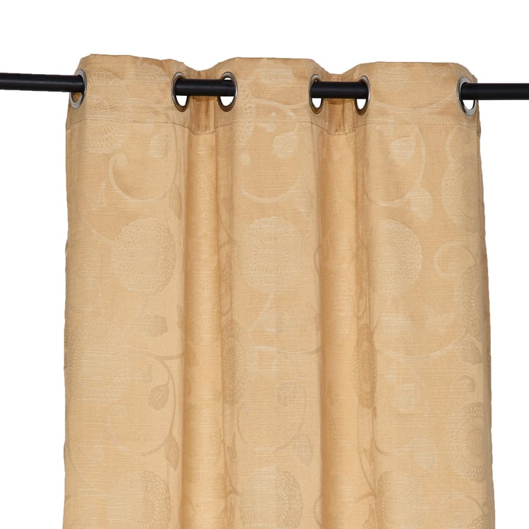 Jade Set of 2 Jacquard Light Filtering Window Curtains - 5ft
