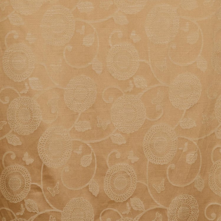Jade Set of 2 Jacquard Light Filtering Window Curtains - 5ft