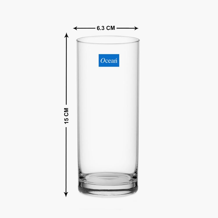 OCEAN Fin Line Set of 6 Collin Glasses - 355ml