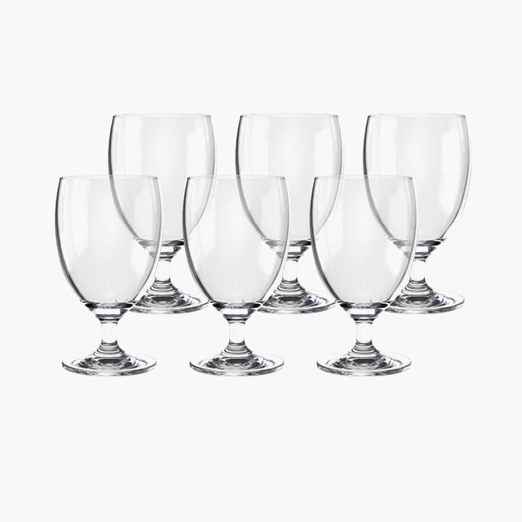 OCEAN Classic Set of 6 Glass Banquet Goblets - 308ml