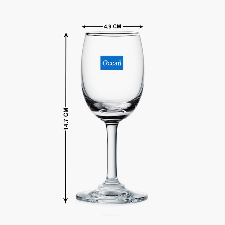 OCEAN Classic Set of 6 Wine Glasses - 130ml