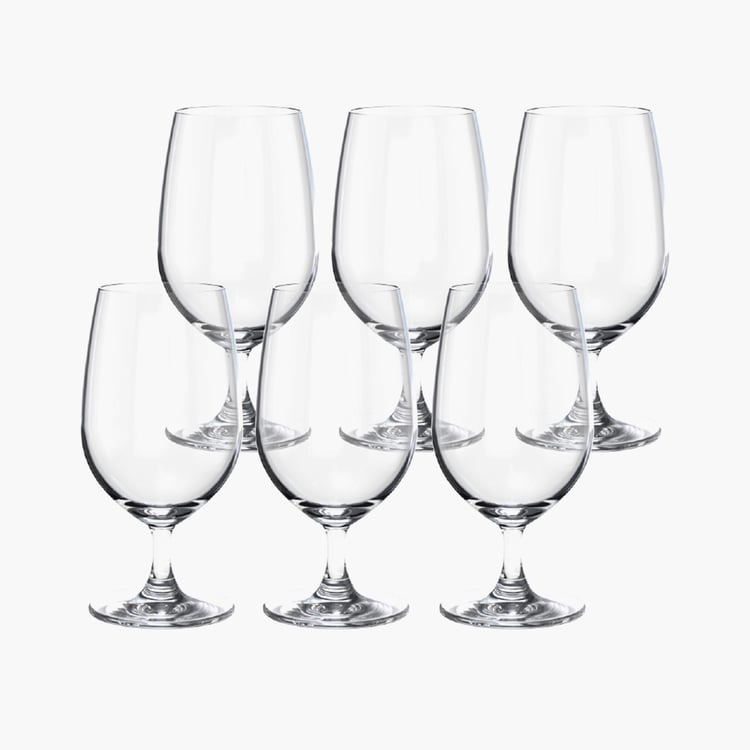 OCEAN Madison Set of 6 Glass Water Goblets - 425ml