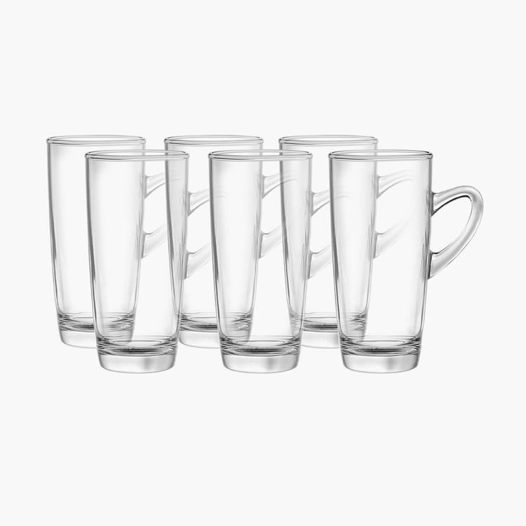 OCEAN Kenya Set of 6 Glass Mugs - 320ml