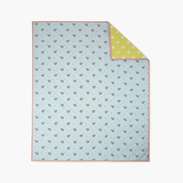 PORTICO Little Peaches Cotton Printed Infant Quilt