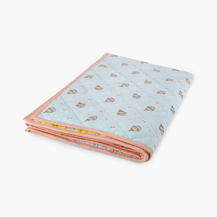 PORTICO Little Peaches Cotton Printed Infant Quilt