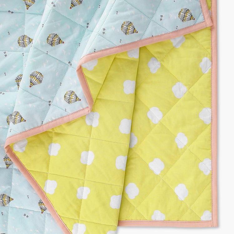 PORTICO Little Peaches Cotton Printed Infant Quilt