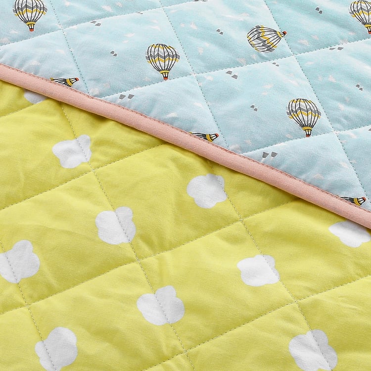 PORTICO Little Peaches Cotton Printed Infant Quilt