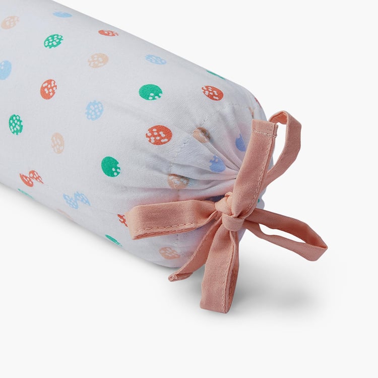 PORTICO Little Peaches Cotton Set of 2 Infant Bolsters - 40cm