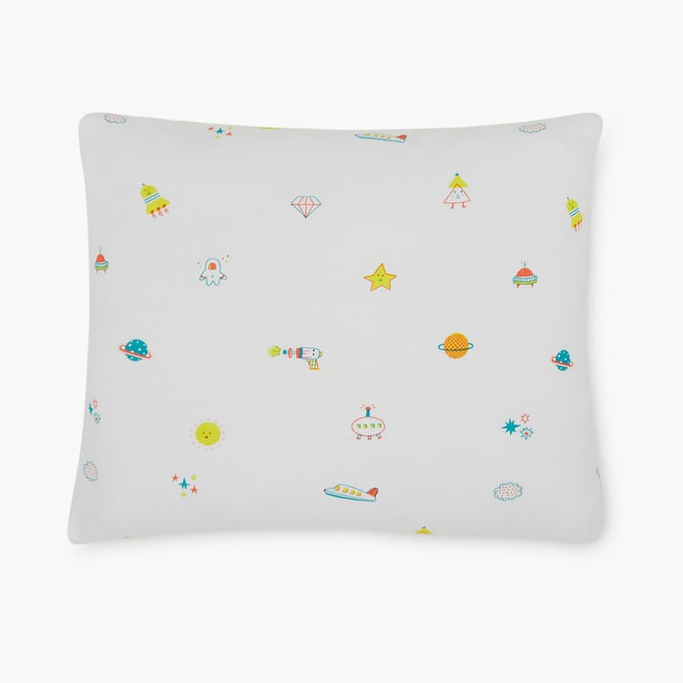 PORTICO Little Peaches Cotton Infant Pillow - 30x25cm