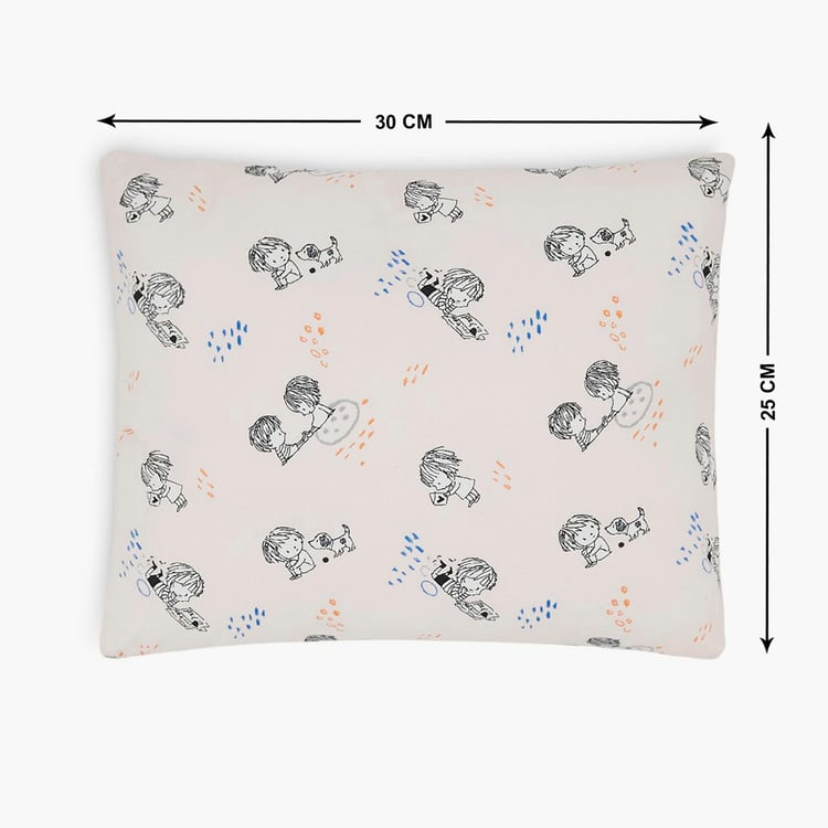 PORTICO Little Peaches Cotton Infant Pillow - 25x30cm