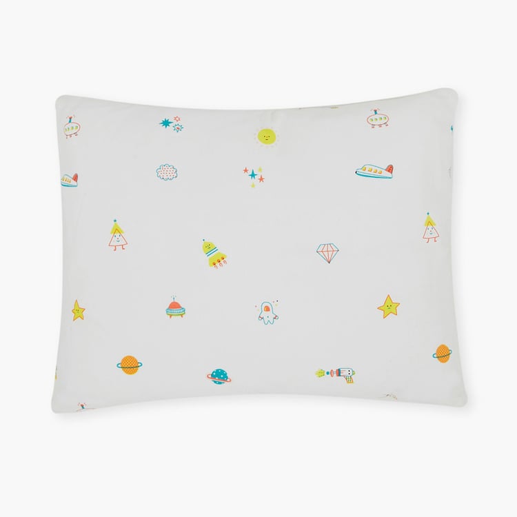 PORTICO Little Peaches Cotton Infant Pillow - 30x25cm