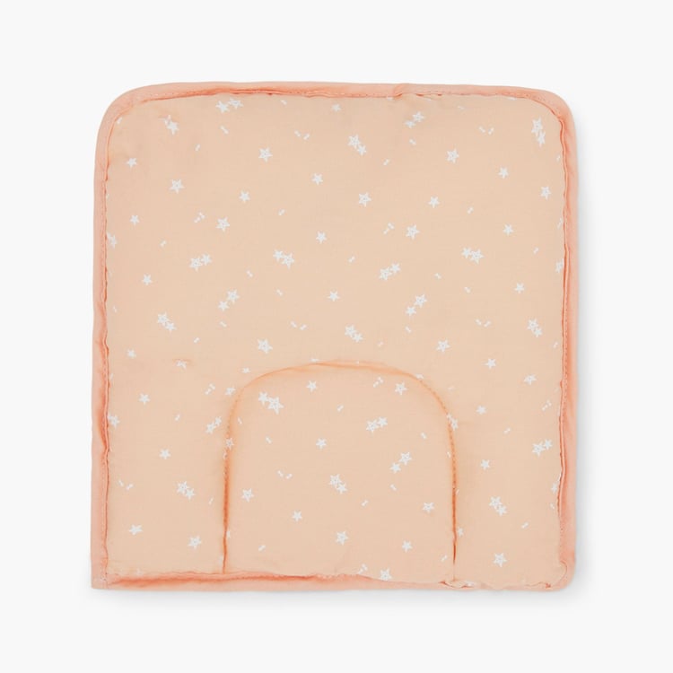 PORTICO Little Peaches Cotton Infant U-Shaped Pillow - 22x20cm