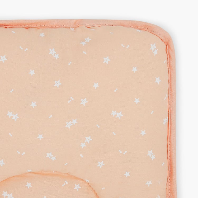 PORTICO Little Peaches Cotton Infant U-Shaped Pillow - 22x20cm