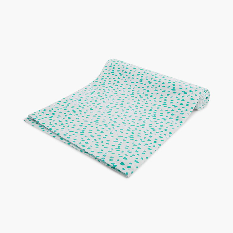 PORTICO Little Peaches Cotton Set of 2 Printed Swaddles