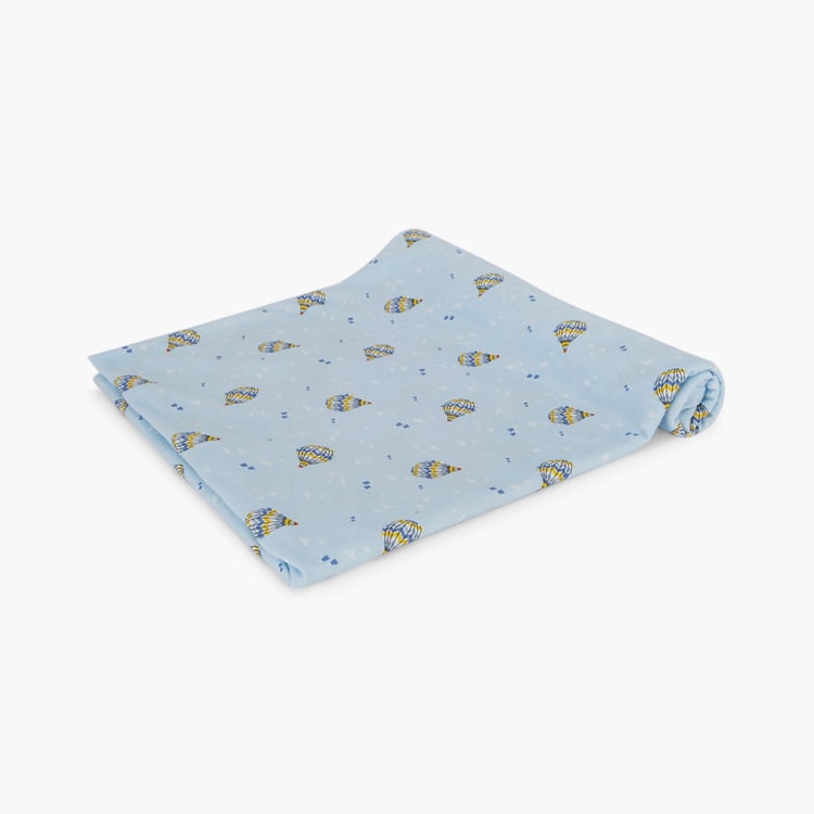 PORTICO Little Peaches Cotton Set of 2 Printed Swaddles