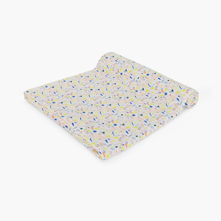 PORTICO Little Peaches Cotton Set of 2 Printed Swaddles