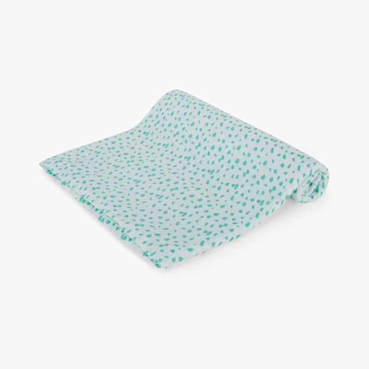 PORTICO Little Peaches Cotton Set of 4 Printed Swaddles