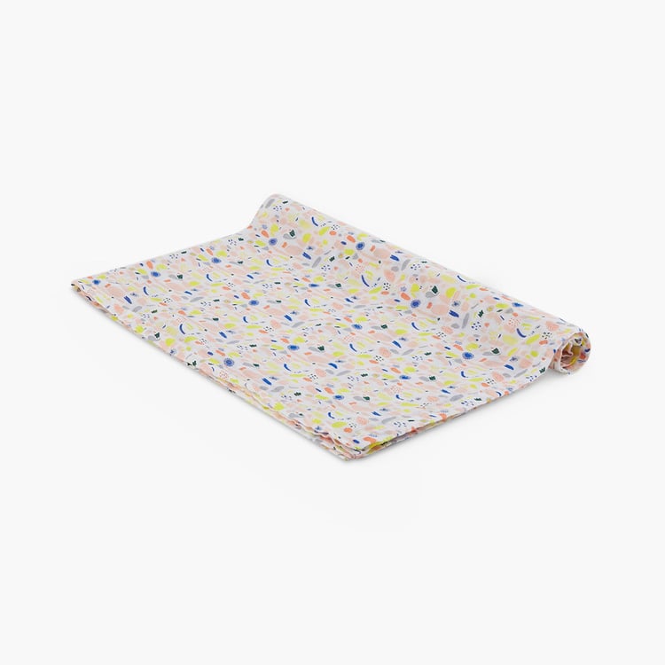 PORTICO Little Peaches Cotton Set of 4 Printed Muslin Cloth