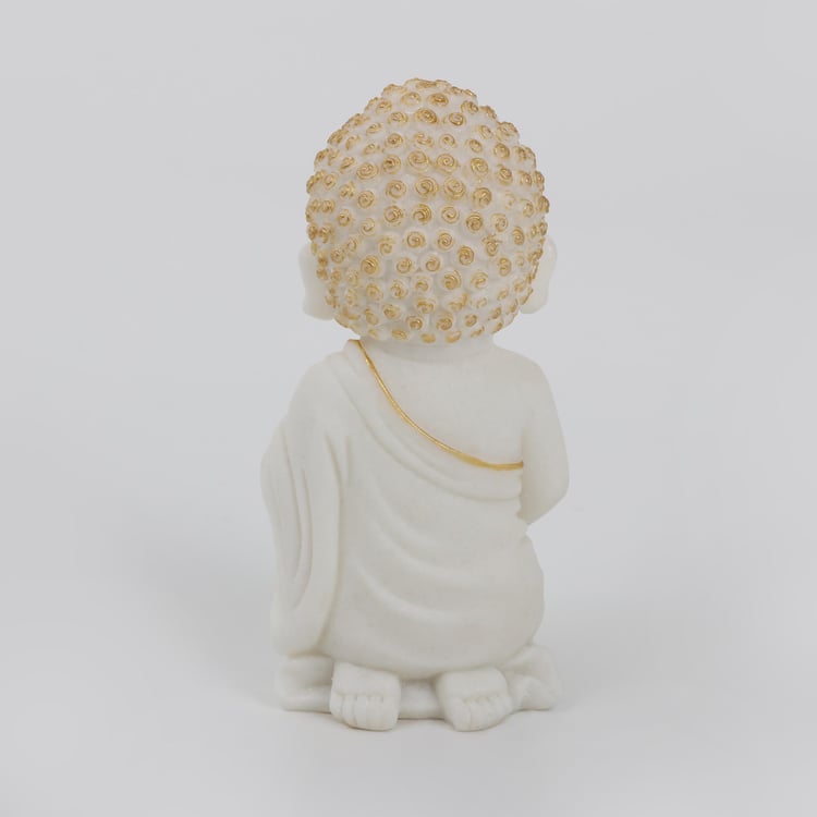 Noor Set of 2 Polyresin Buddha Figurines