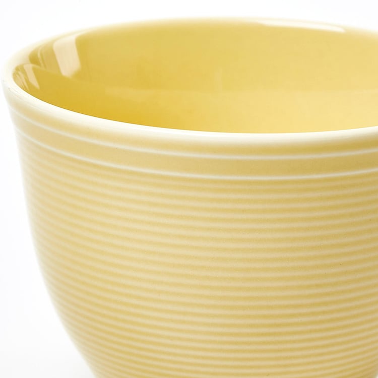 Colour Refresh Porcelain Striped Cup and Saucer - 220ml