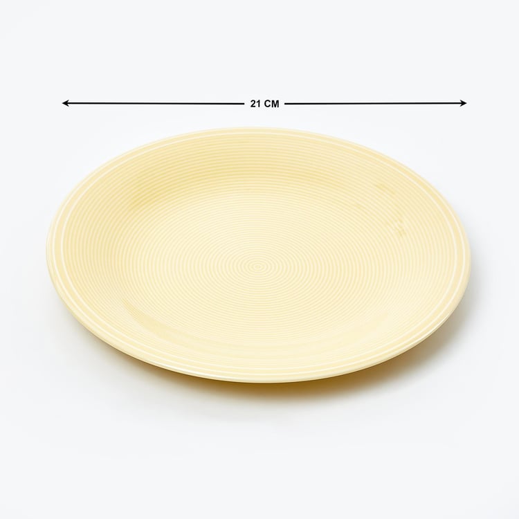 Colour Refresh Rhythm Porcelain Striped Side Plate - 21cm