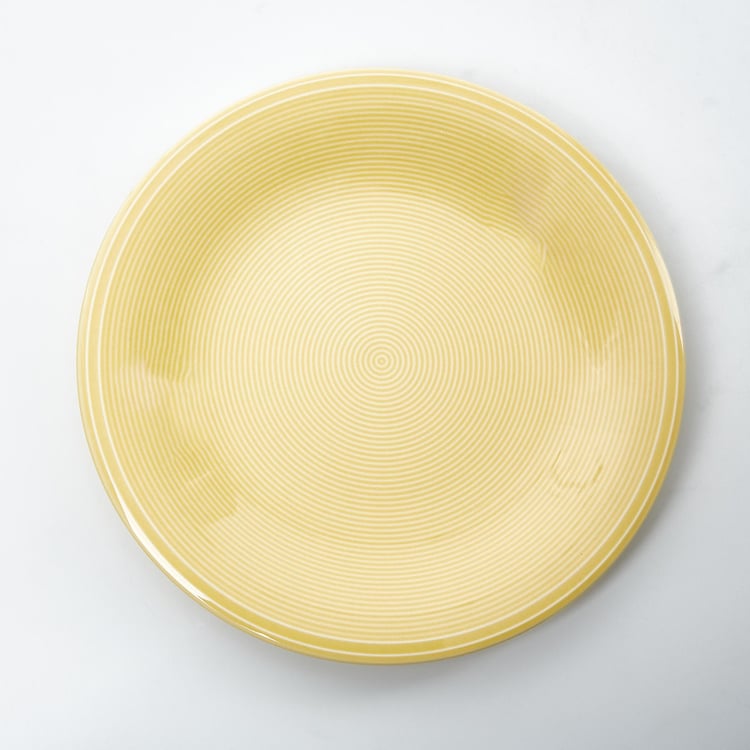 Colour Refresh Rhythm Porcelain Striped Side Plate - 21cm