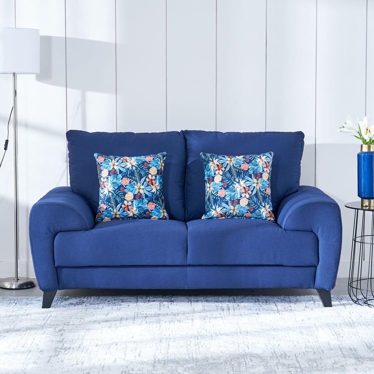 Ocean Fabric 2-Seater Sofa - Blue