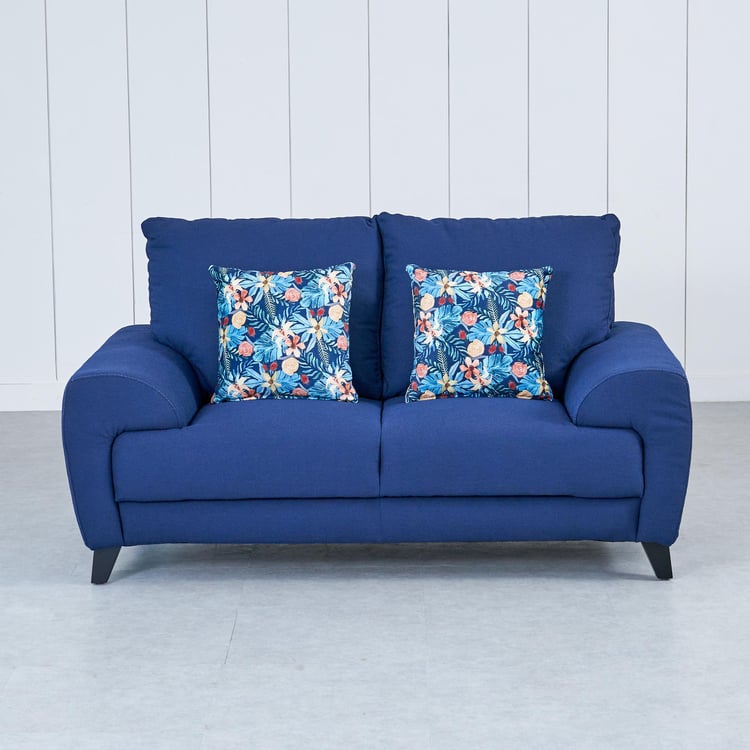 Ocean Fabric 2-Seater Sofa - Blue