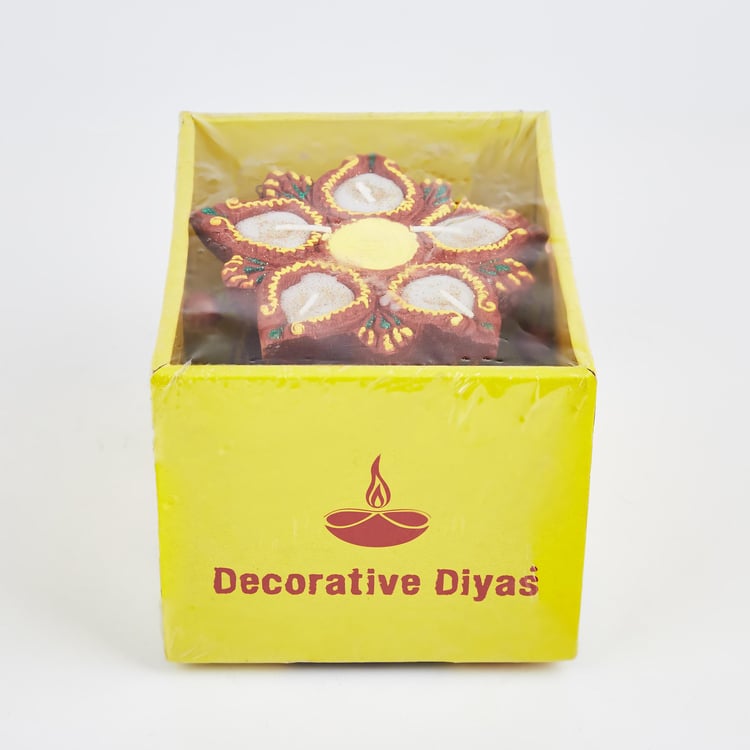 Corsica Fest Terracotta Elephant Diya Candle