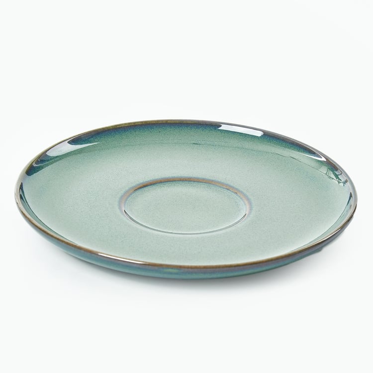 Capiz Verde Porcelain Cup and Saucer - 180ml