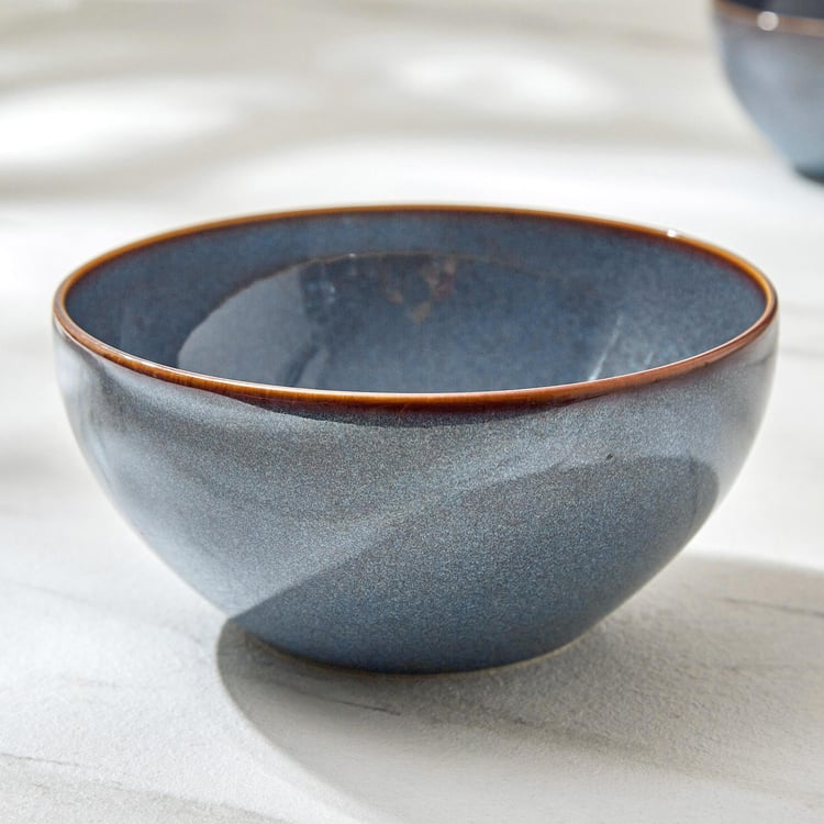 Capiz Grigio Porcelain Cereal Bowl - 600ml