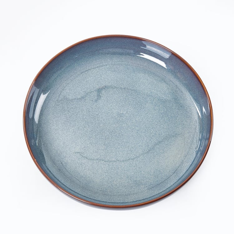 Capiz Grigio Porcelain Serving Plate - 22cm