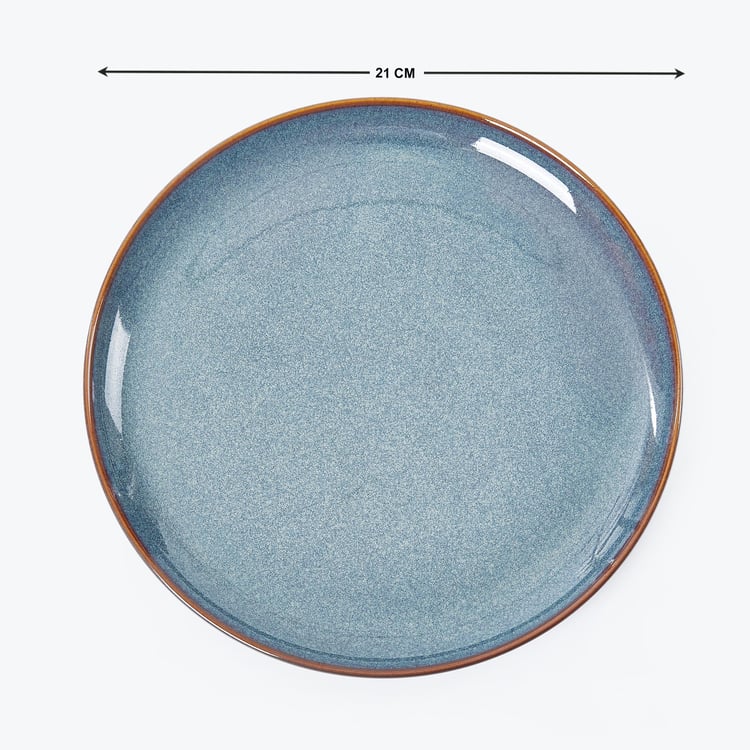 Capiz Grigio Porcelain Side Plate - 21cm