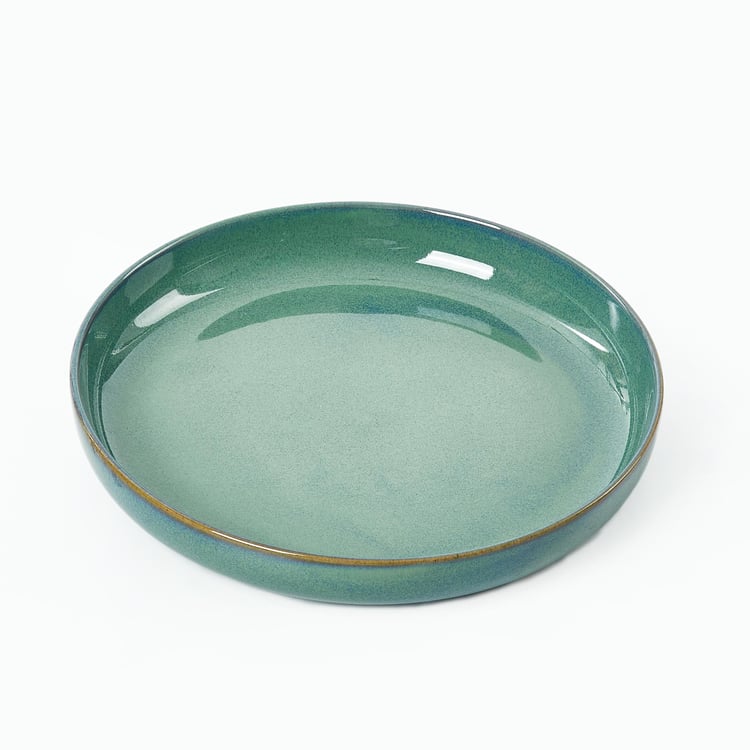 Capiz Verde Porcelain Deep Plate - 21.8 cm