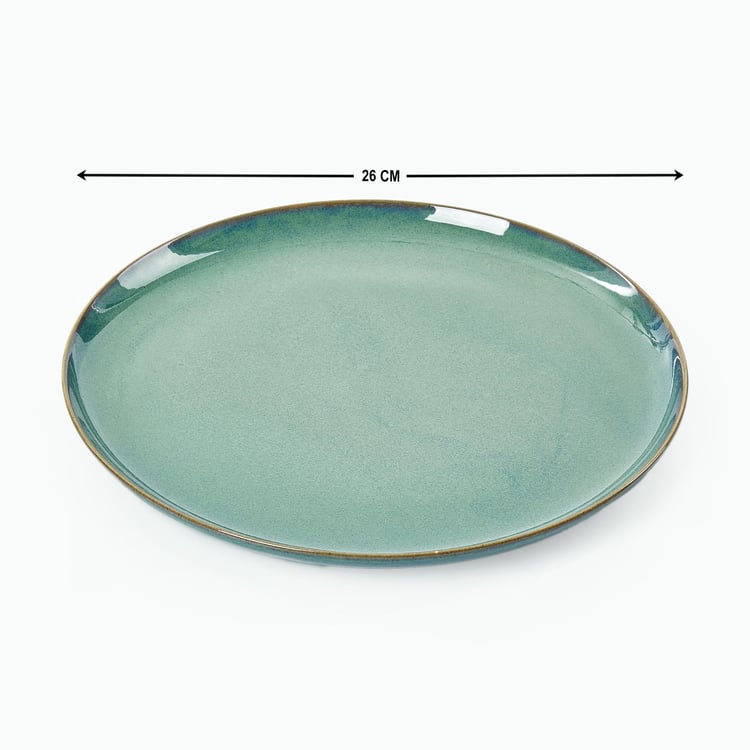 Capiz Verde Porcelain Dinner Plate - 26cm