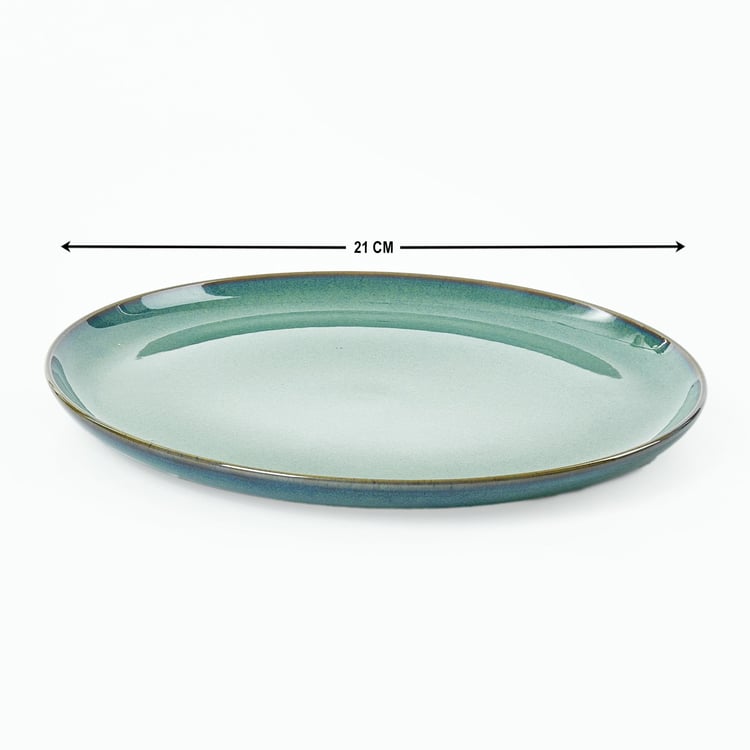 Capiz Verde Porcelain Side Plate - 21cm