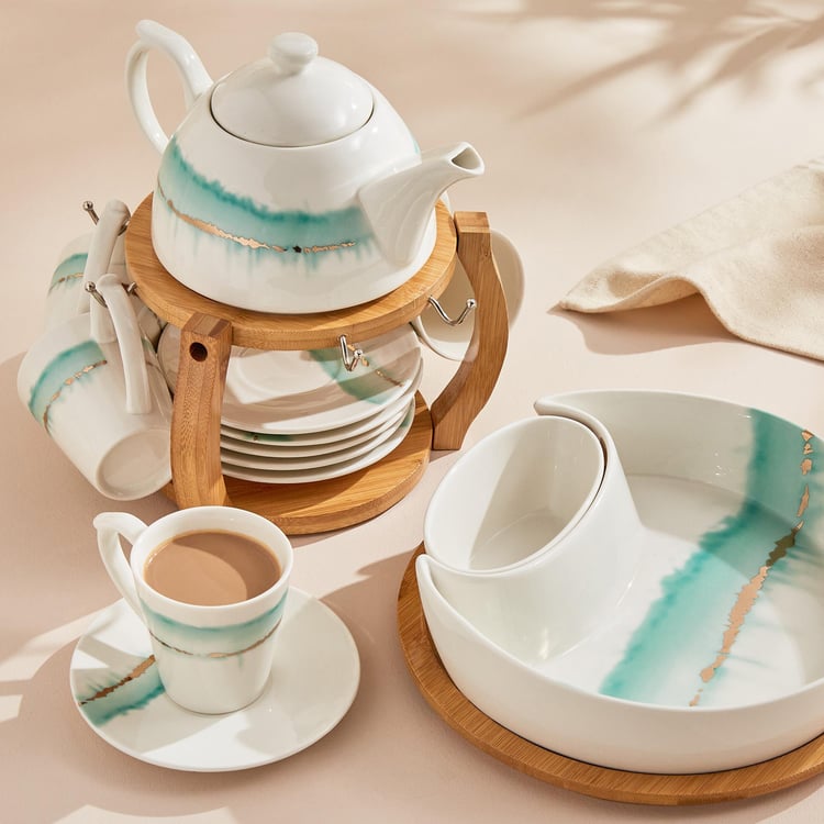 Showstopper Porcelain Chip and Dip Set with Tray