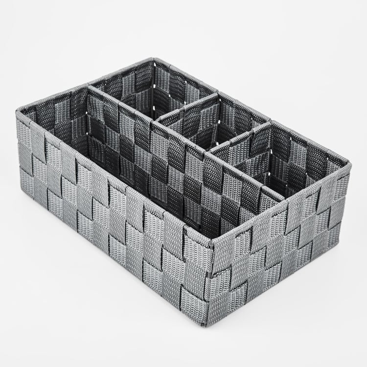 Wilton Norma Polypropylene 4-Partition Storage Basket