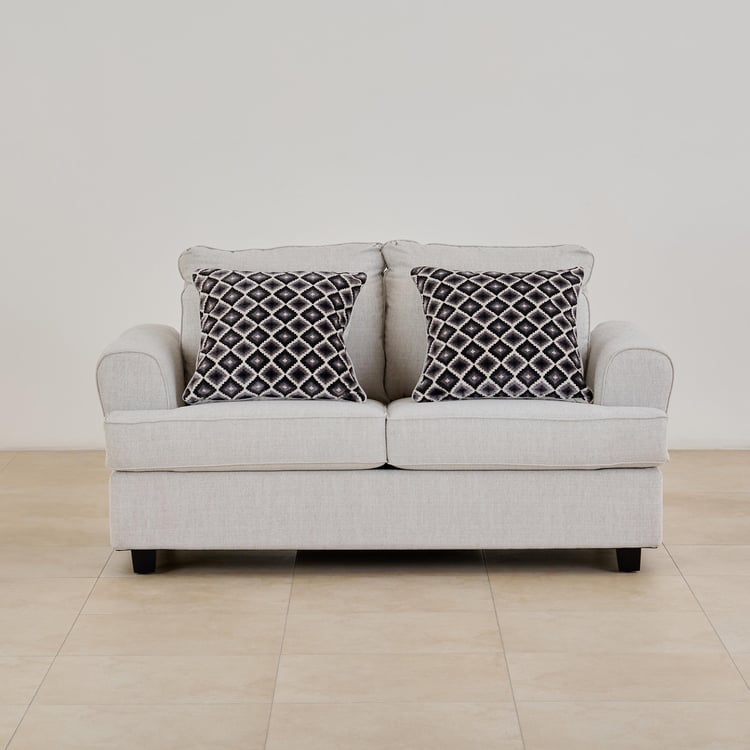 Helios Clasrisse Fabric 2-Seater Sofa - Grey