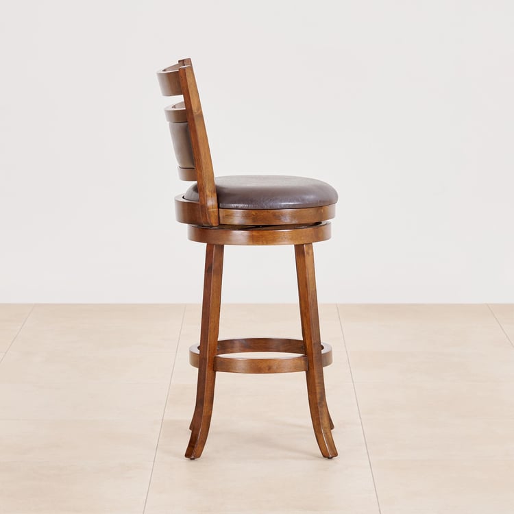 (Refurbished) Bacardi Bar Stool - Brown