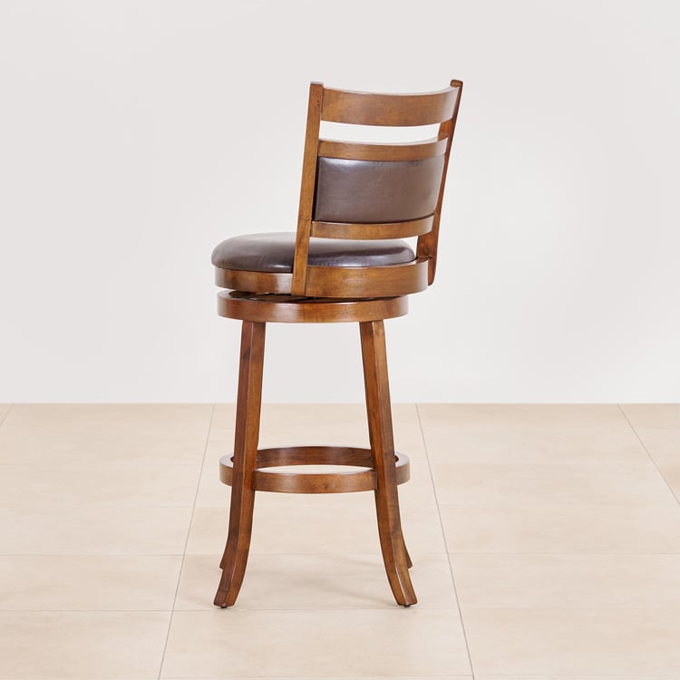 (Refurbished) Bacardi Bar Stool - Brown