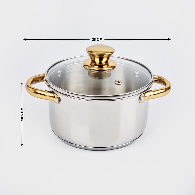 Shale Byron 7Pcs Stainless Steel Cookware Set