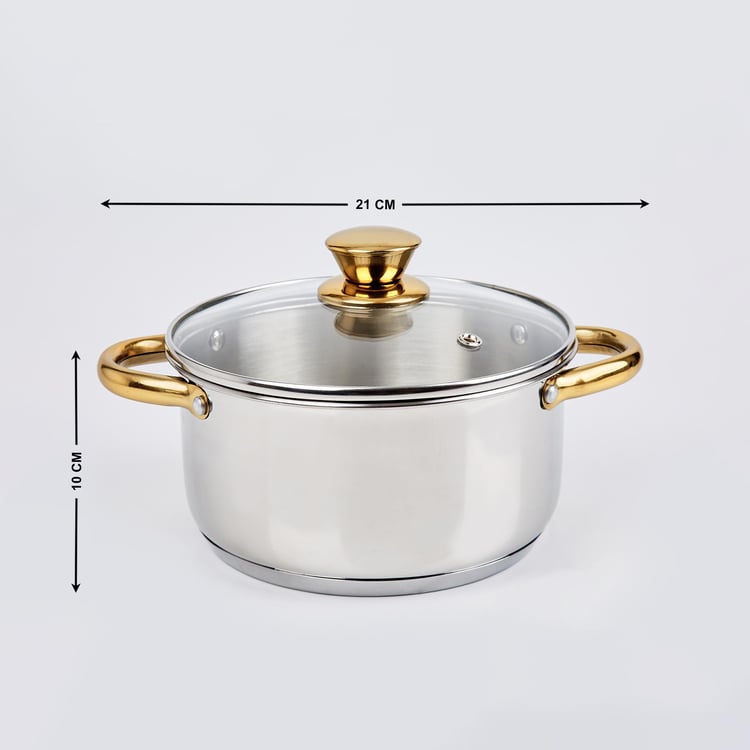 Shale Byron 7Pcs Stainless Steel Cookware Set