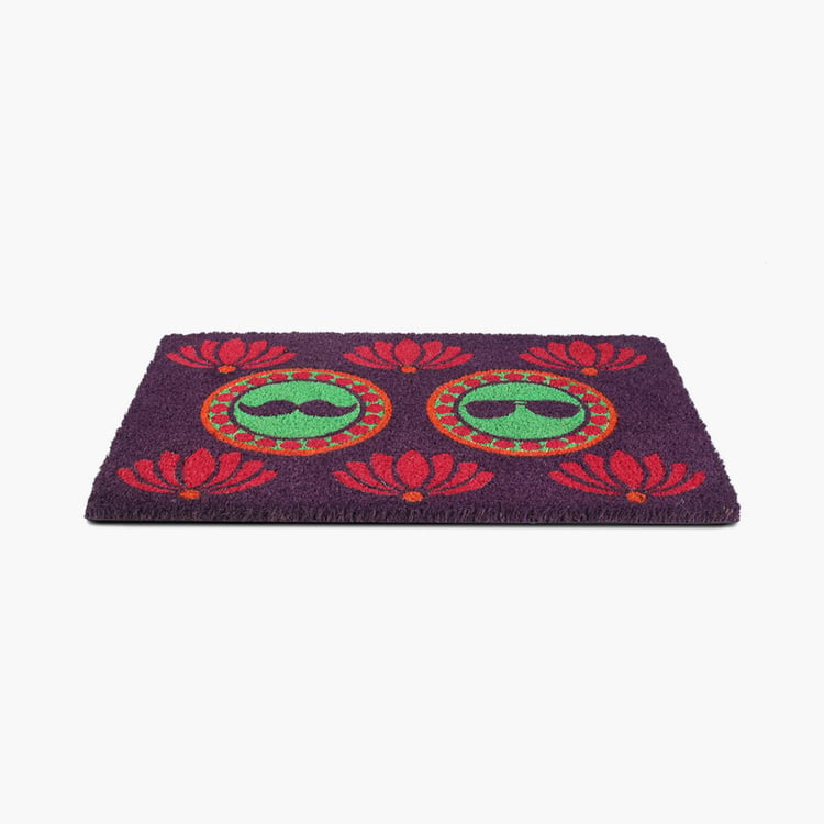 INDIA CIRCUS C'est La Vie Coir Printed Doormat - 45x75cm